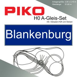 Piko A-Gleis Blankenburg Modellbahnanlage Gleisplan Set