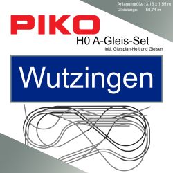 Piko A-Gleis Wutzingen Modellbahnanlage Gleisplan Set