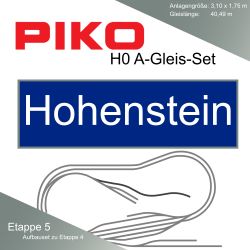 Piko A-Gleis Hohenstein (Etappe 5) Modellbahnanlage Gleisplan Set