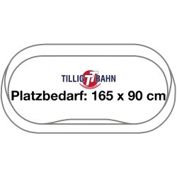 Tillig TT Gleisset Parallelkreis 1+2 mit Bahnhof Bettungsgleis