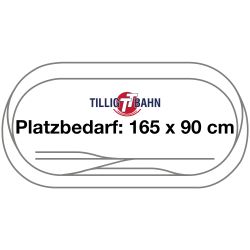 Tillig TT Gleisset komplett mit Bahnhof und Rangierbahnhof Bettungsgleis