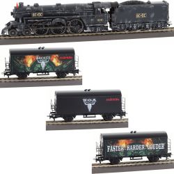 Märklin H0 39966 Black Ice + 44292 + 44293 W:O:A" Wacken Kühlwagen SET