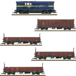 LGB 26451 G Diesellok L45H-083, SDG, Ep. V + 4x Güterwagen Set