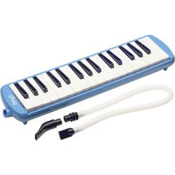 Mélodica Stagg 32 Touches Avec Étui - Instrument à Vent à Clavier - Bleu - Longueur 41 Cm