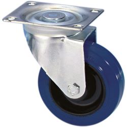 Lenkrolle 100mm ohne Feststeller Guitel Blue Wheel