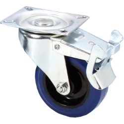 Lenkrolle 100mm mit Bremse