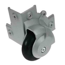 Aufbau Eckrolle 75mm Druckguss-Gehäuse