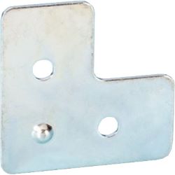 Adam Hall 40406 flache L-Ecke klein verzinkt