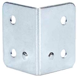 Adam Hall 40431 L-Ecke gross verzinkt 40 x 31 mm