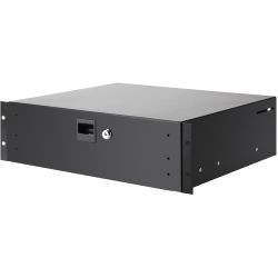 Adam Hall 87403A Rack Schublade 3 HE Alu schwarz