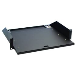 Adam Hall 87555 Ablage 19 Zoll 2HE mit Auszugsschienen