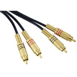 KORN Kabel 2xCinch/2xCinch  1m schwarz