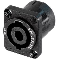 NEUTRIK Speakon Einbaubuchse 2 pol. NL 2 MP