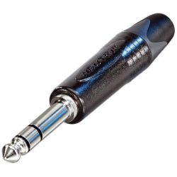 NEUTRIK Klinkenstecker stereo 6,3mm schwarz NP 3 X-BAG