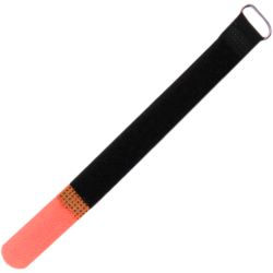 Adam Hall Kabelbinder Klettband mit Oese 16x1,6 cm rot
