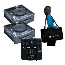 Denon DJ-Set 2x DN-S1000 + DN-X120 + DN-B01-Bag
