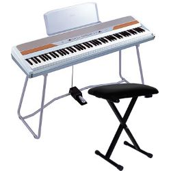 Korg SP 250 weiß + Keyboardbank