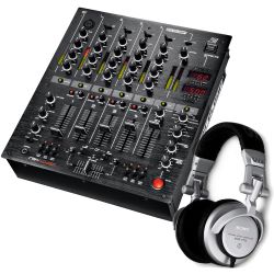 Reloop RMX 40 DSP BlackFire+Sony MDR-V 700DJ Kopfhörer