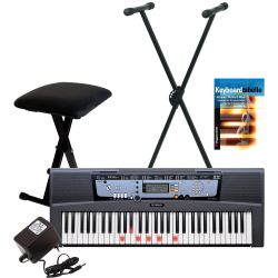Yamaha EZ 200 SET+Netzteil+Bank+Stativ+Akkordtabelle