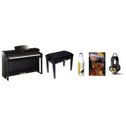 Yamaha CLP-430 PE Schwarz Hochglanz Bundle