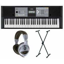 Yamaha PSR E233  inkl. Kopfhörer und X-Keyboardständer