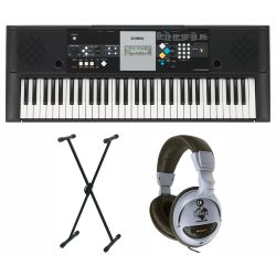 Yamaha PSR-E223  inkl. Netzteil, Kopfhörer und X-Keyboardständer