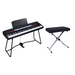 Korg SP-250 BK mit KORN Deluxe Bank Set