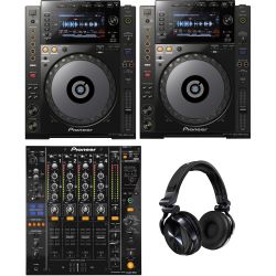 Pioneer CDJ 900 NXS + DJM 850K + HDJ 1500 DJ Set