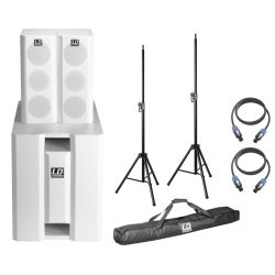 LD Systems Dave 8 XS System WH + Stativ + Kabel Set Bundle