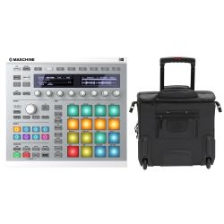 Native Instruments MASCHINE MK2 weiß + DJ Trolley