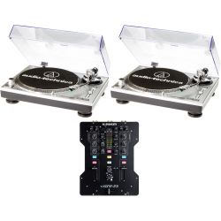 Audio Technica AT-LP120 USB HC + Allen & Heath Xone 23 Turntable Set