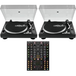 OMNITRONIC BD-1390 USB + CMX-2000 Turntable DJ Set