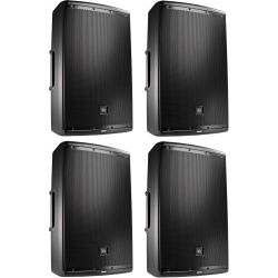 JBL EON 615 Aktive Lautsprecher 4er Set