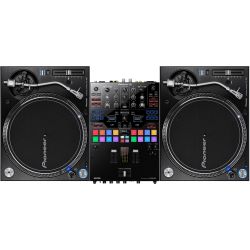 Pioneer DJ 2x PLX-1000 Turntable + DJM-S9 DJ Set