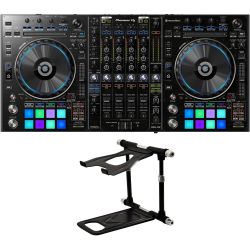 Pioneer DDJ-RZ +  Laptop Stand Elite CV5