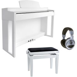 GEWA Digitalpiano UP-260 Weiß matt Set