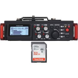 Tascam DR-701D Recorder + 32 GB SD HC Card