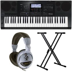 Casio CTK-7200 + Stativ + Kopfhörer Set