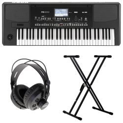 Korg PA-300 + Stativ + Kopfhörer Set