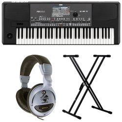 Korg PA-600 QT + Stativ + Kopfhörer Set