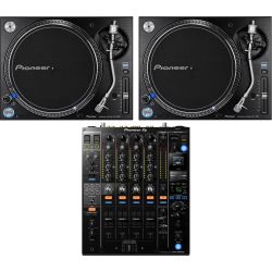 Pioneer DJ PLX-1000 Doppelpack + DJM-900 NXS2 DJ Set