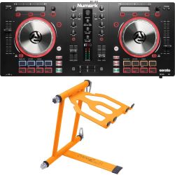 Numark Mixtrack Pro 3 + Crane CV-3 Laptop Stand Set