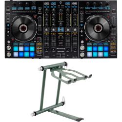 Pioneer DDJ-RX + Crane CV-3 Laptop Stand Set