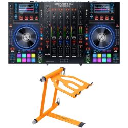 Denon MCX8000 + Crane CV-3 Laptop Stand Set