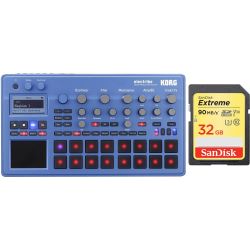 Korg Electribe 2 BL Blau + 32 GB SD HC Card Set