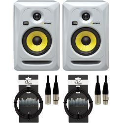 KRK RP5 ROKIT G3 SE Weiß Plug & Play 3 m Kabel Set