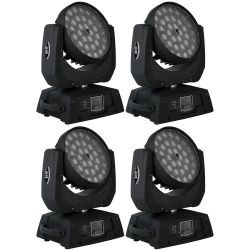 Involight LED MH368 ZW Moving Head 4er Set