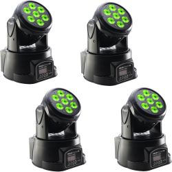 STAGG Head Banger 7x10W RGBW 4-in-1 4er Set
