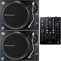 Pioneer DJ PLX-1000 Doppelpack + DJM-450 DJ Set