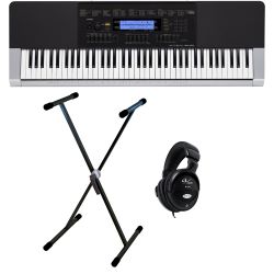 Casio WK-240 + Stativ + Kopfhörer Set